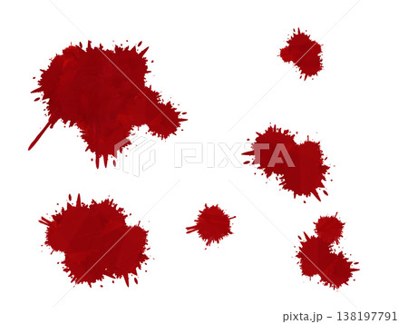しぶき 血痕 飛沫 138197791