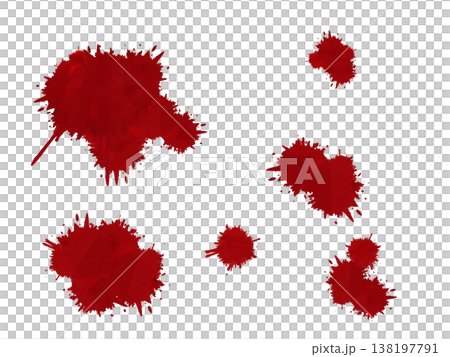 しぶき 血痕 飛沫 138197791