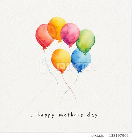 watercolor painting of leaf and flowers pattern 138197902