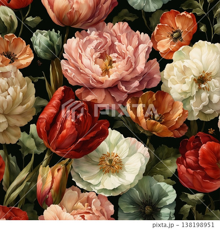 floral invitation card with watercolor flowers floral invitation card with watercolor flowers 138198951