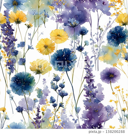 watercolor painting of flowers watercolor painting of flowers 138200288