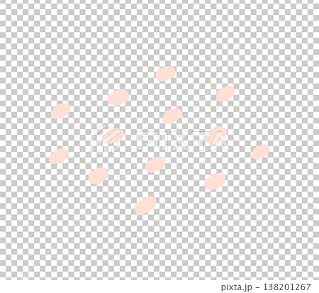 Stylish and cute light pink decoration - Illustration material of granular embellishments made with loosely drawn ovals. Stylish and cute light pink decoration - Illustration material of granular embellishments made with loosely drawn ovals. 138201267