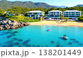 Serene Coastal Resort with Crystal Clear Waters and Mountain Backdrop 138201449