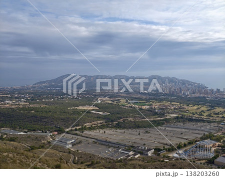 Broad panorama of urban development, Wideangle scene showing metropolitan spread and rural areas Broad panorama of urban development, Wideangle scene showing metropolitan spread and rural areas 138203260