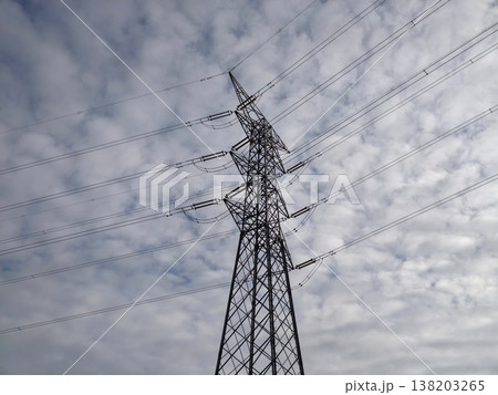 Electrical transmission installations demonstrate advancement in environmentally friendly energy solutions 138203265