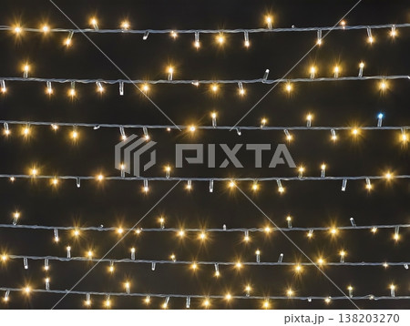 Delicate hanging bulbs produce soothing environment perfect for celebrations and casual evenings Delicate hanging bulbs produce soothing environment perfect for celebrations and casual evenings 138203270