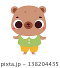 Cute bear. Cartoon kawaii animal character for kids and children 138204435