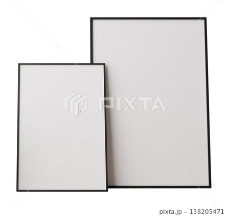 Cut out frames are shown isolated on a clear background. They are in a clear 3D render style. Cut out frames are shown isolated on a clear background. They are in a clear 3D render style. 138205471