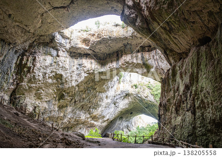 Inner Grand Archway and Natural Light in Devetashka Cave Inner Grand Archway and Natural Light in Devetashka Cave 138205558
