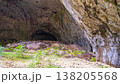 Inner Chamber of Devetashka Cave Showing Earth Mound and Archway 138205568