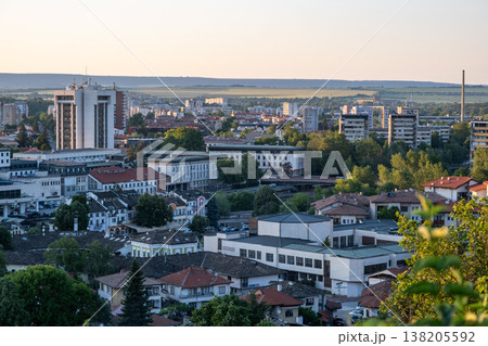 Panoramic View of Veliko Tarnovo City Center and Farmland Panoramic View of Veliko Tarnovo City Center and Farmland 138205592