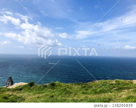 landscape of sea. Cliffs of Moher. landscape of sea. Cliffs of Moher. 138205939