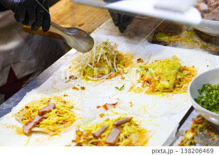 台湾料理 生春巻き 春巻き 138206469