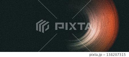 Abstract grainy background, dark dynamic banner backdrop orange white black glowing color gradient circle, noise texture poster header wallpaper cover design Abstract grainy background, dark dynamic banner backdrop orange white black glowing color gradient circle, noise texture poster header wallpaper cover design 138207315