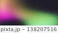 Grainy abstract background, noisy color gradient purple green blue pink vibrant glowing shape on black backdrop, dark banner poster header cover wallpaper design 138207516
