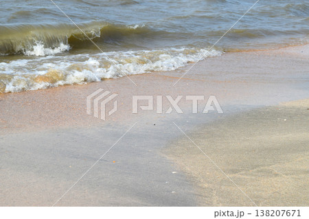 The coast of Sea Azov The coast of Sea Azov 138207671