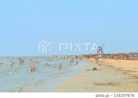 The beach at the recreation center 138207676