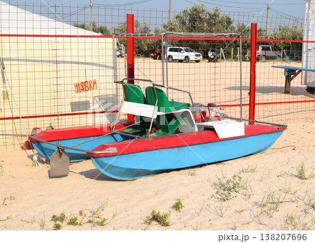 Catamaran on the beach Catamaran on the beach 138207696