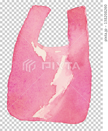 Plastic bag (hand-painted watercolor) Plastic bag (hand-painted watercolor) 138208260