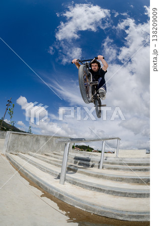 Bmx big air jump Bmx big air jump 138209009