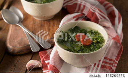 Caldo verde soup 138209258