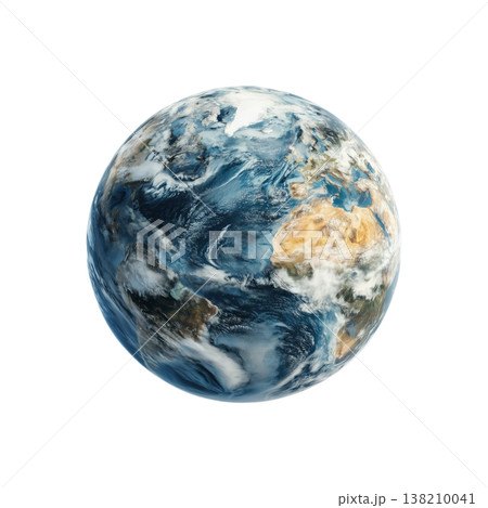 Planet Earth isolated on transparent background 138210041