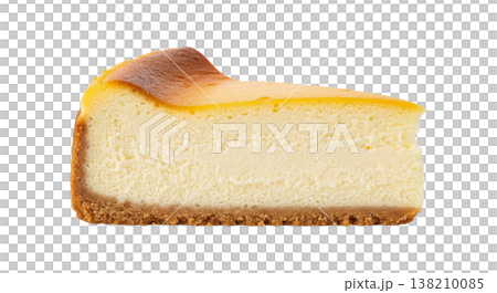 Cheesecake Slice Isolated on Transparent Background Cheesecake Slice Isolated on Transparent Background 138210085