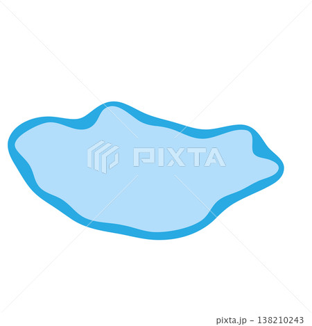 Mongolia country silhouette. Vector map silhouette. Blue smooth shape like water drop or splash Mongolia country silhouette. Vector map silhouette. Blue smooth shape like water drop or splash 138210243