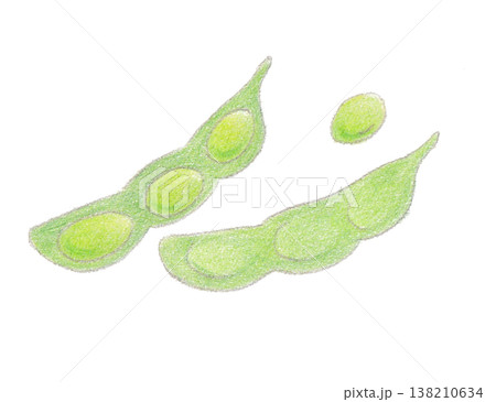 枝豆のイラスト 枝豆のイラスト 138210634