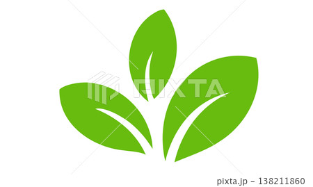 Elegant leaf logo or symbol design Elegant leaf logo or symbol design 138211860