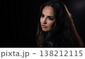 Empowerment and Confidence Portrait Of A Young Woman With Dark Hair Looking Away With Determination 138212115