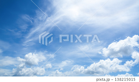 Sky Cloud Blue Background Paronama Web Cloudy summer Winter Season Day, Light Beauty Horizon Spring Brigth Gradient Calm Abstract Backdrop Air Nature View Wallpaper Landscape Cyan color Environment. Sky Cloud Blue Background Paronama Web Cloudy summer Winter Season Day, Light Beauty Horizon Spring Brigth Gradient Calm Abstract Backdrop Air Nature View Wallpaper Landscape Cyan color Environment. 138215015