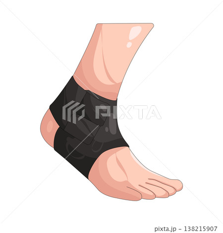 Illustration of Ankle brace 138215907