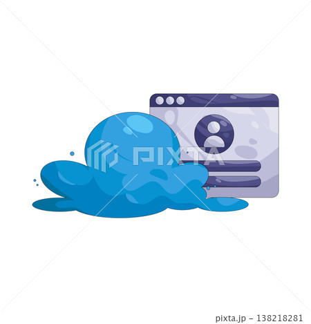 Illustration of Cloud login Illustration of Cloud login 138218281