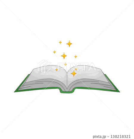 Illustration of Open book 138218321