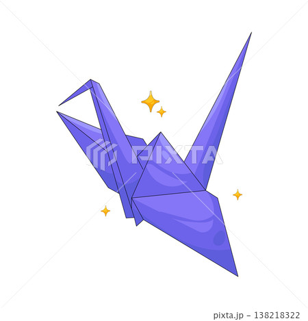 Illustration of Crane paper Illustration of Crane paper 138218322