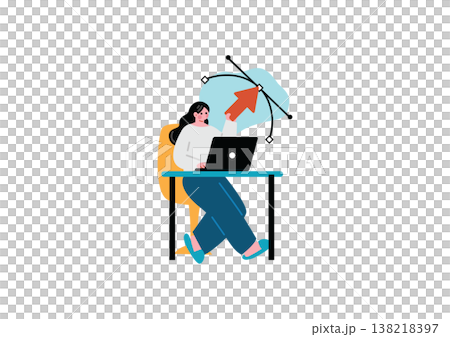 デザイナーの女性のイラスト 138218397