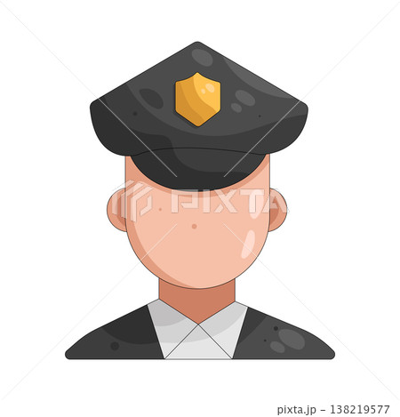 Illustration of policeman  138219577