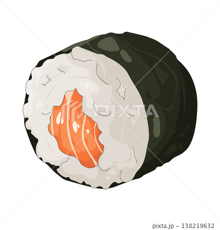 Illustration of sushi roll Illustration of sushi roll 138219632