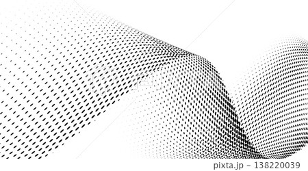 wavy style dotted grainy texture wallpaper in halftone style 138220039
