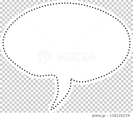Speech bubbles icon, cartoon chatting, speak, message 138220259