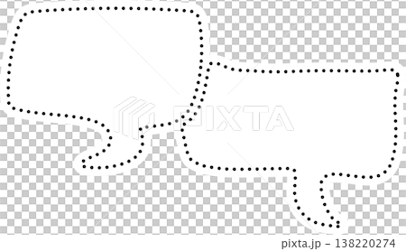 Speech bubbles icon, cartoon chatting, speak, message Speech bubbles icon, cartoon chatting, speak, message 138220274
