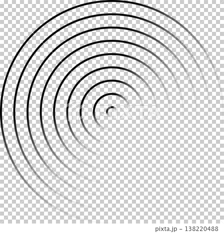 Circle lines gradient. Creative design 138220488