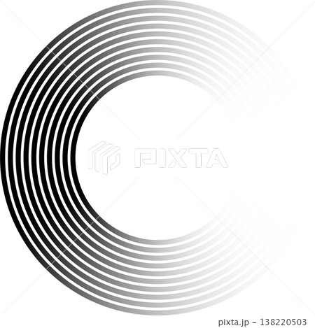 Circle lines gradient. Creative design Circle lines gradient. Creative design 138220503