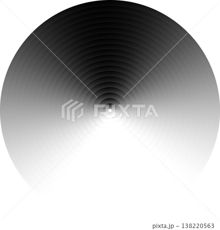 Circle lines gradient. Creative design 138220563