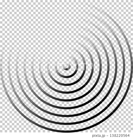 Circle lines gradient. Creative design 138220564