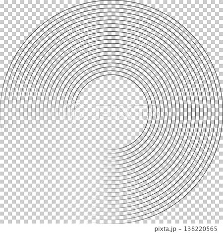 Circle lines gradient. Creative design 138220565