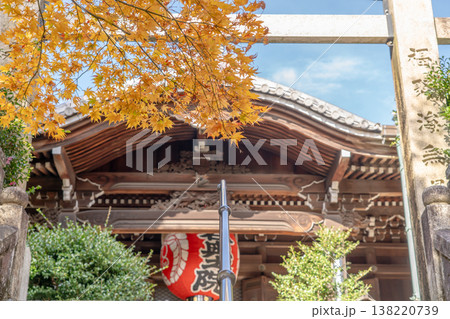 京都府長岡京市 西山 楊谷寺 (柳谷観音) 境内の紅葉(奥之院) 京都府長岡京市 西山 楊谷寺 (柳谷観音) 境内の紅葉(奥之院) 138220739