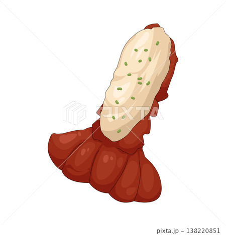 Illustration of Lobster tail Illustration of Lobster tail 138220851