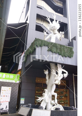 亀岳林万松寺の白龍のオブジェ10 138221055